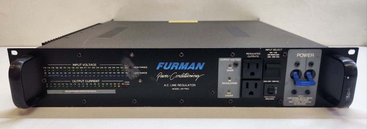 送料1000円!!】FURMAN ファーマン AR-117 安定化電源 パワー