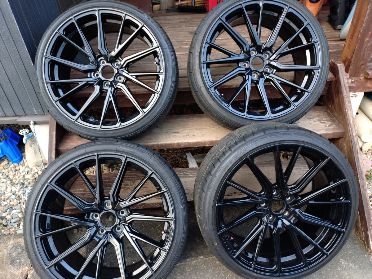 ワーク　ジーストst1 20インチ 9.5j10.5j WORK ZEAST ジースト 4本 20インチ 9J+27 10J+38 5穴 PCD 114.3 段リム