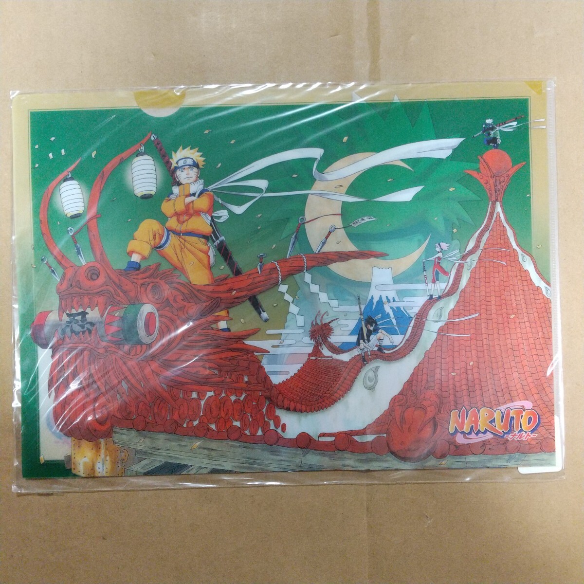 中古】ジャンプフェスタ2010☆ナルト 自来也 サスケ イタチ/クリア 
