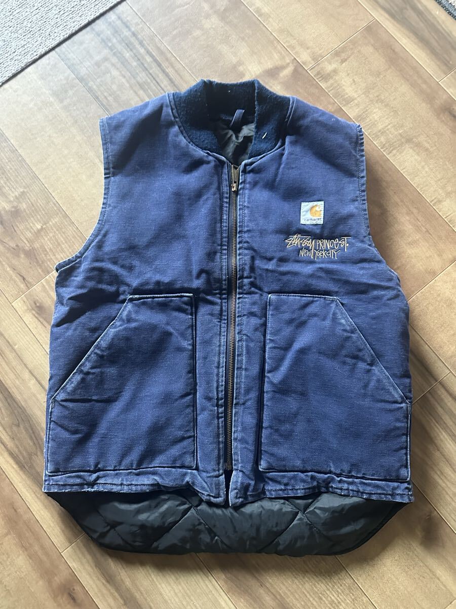 希少レア☆STUSSY×Carhartt ステューシー カーハート CHORE COAT