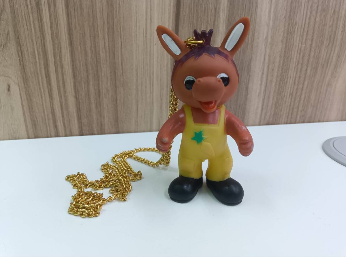 中古】当時物 ニッコー ロバくん ソフビ NTV おはよう！こども