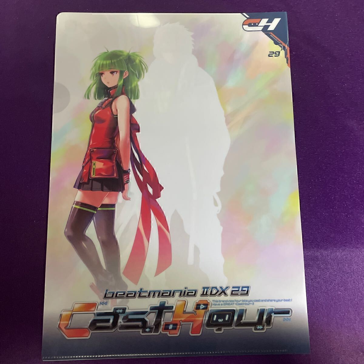 beatmania 　ビートマニア　ポスター B2サイズ　２種　【美品】 中古】beatmania IIDX 14 GOLD B2ポスター 梅桐緋浮美 限定特典 ビート
