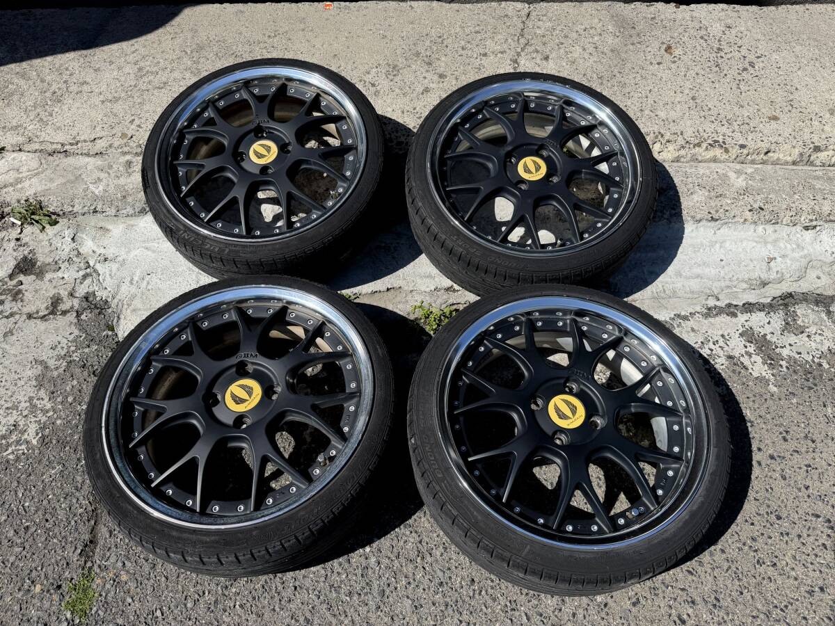 美品】AIMGAIN エイムゲイン センターキャップ 4個セット 外径：約70mm 