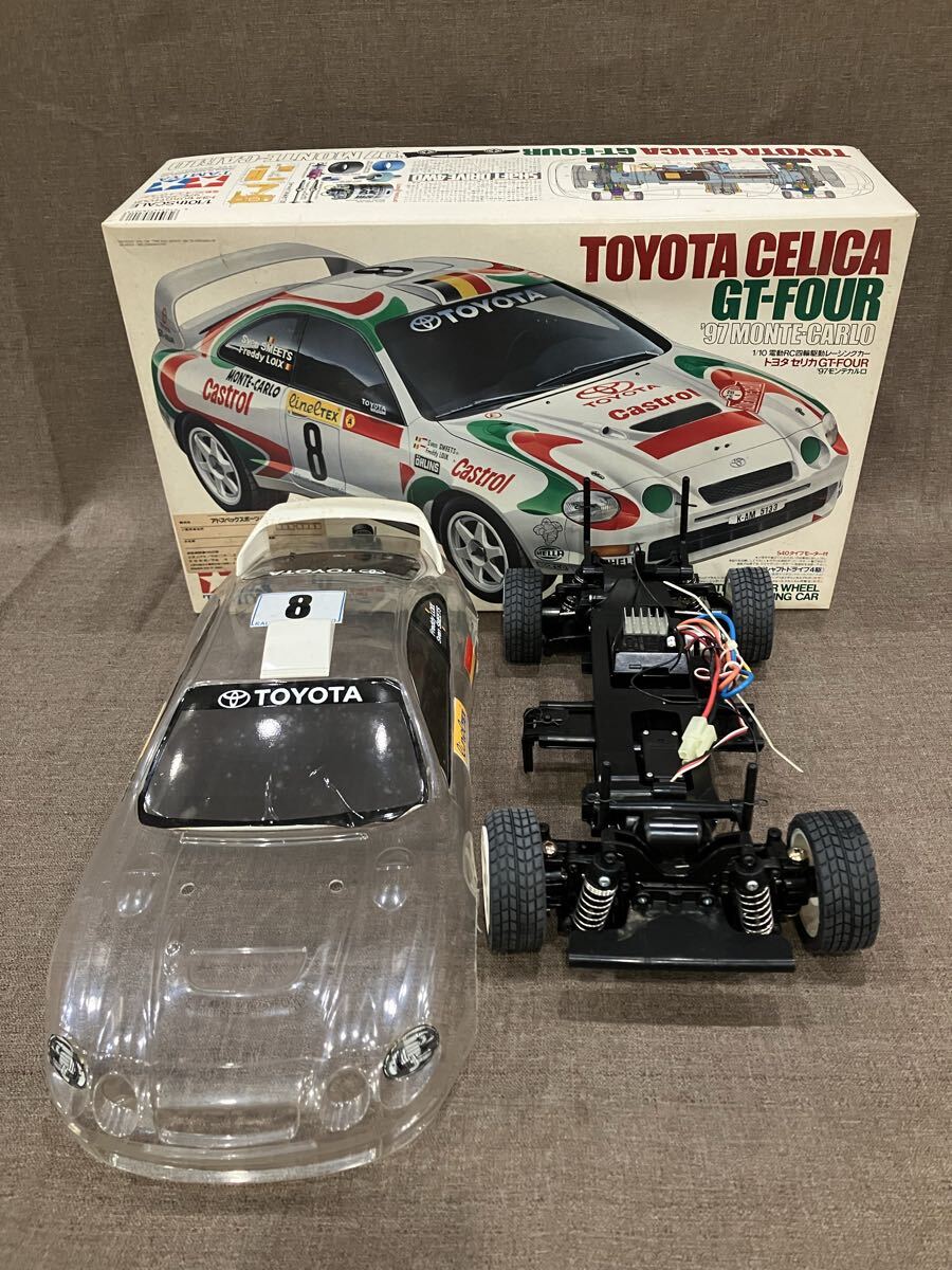 全体的に状態が悪い】【ジャンク】タミヤ 1/10 トヨタ セリカ GT-FOUR 