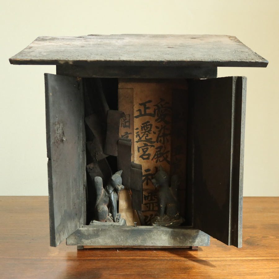 時代市場□豊川稲荷閣 厨子入荼枳尼天(ダキニ天)□仏像・仏教美術の