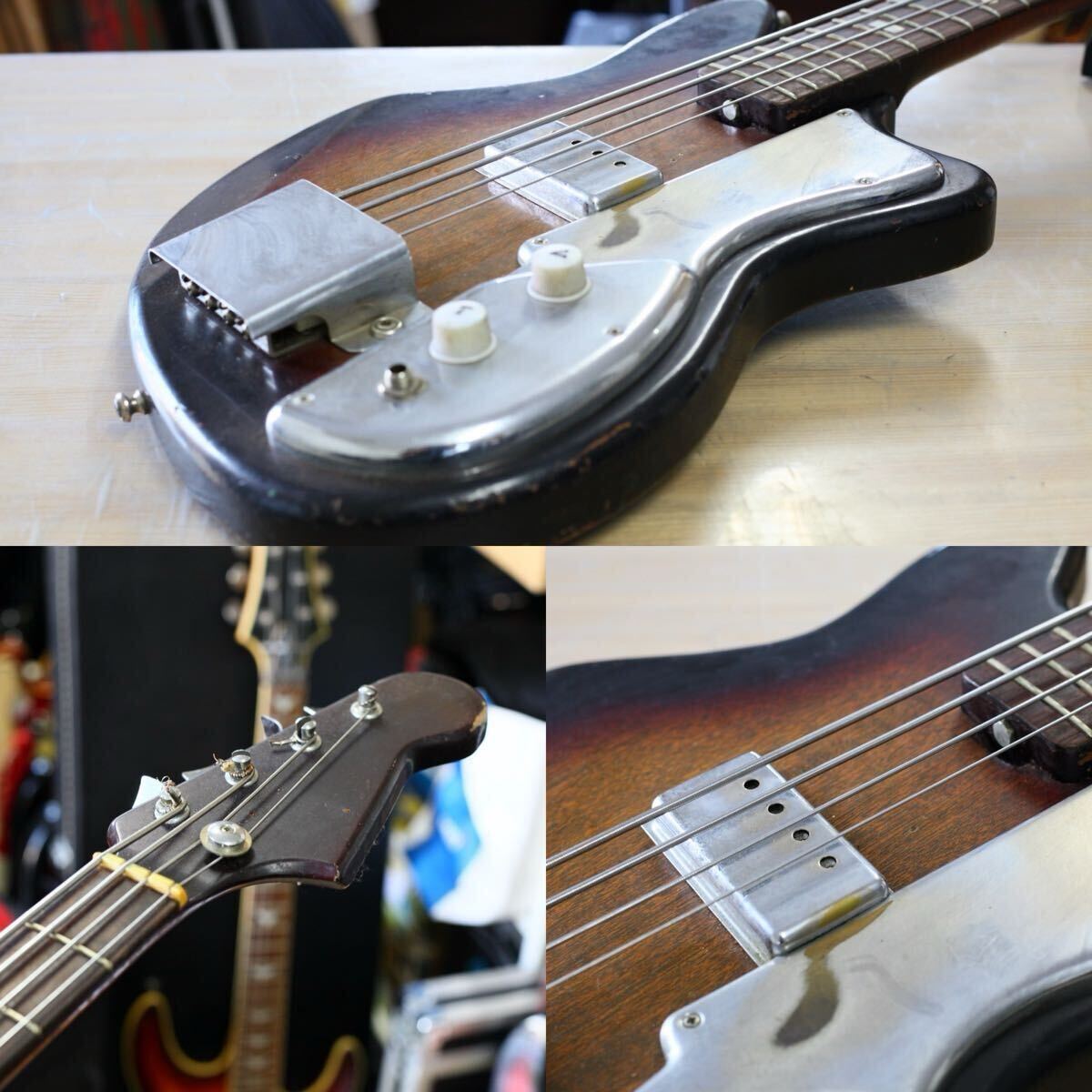 Teisco sg type bass テスコ ビザールギター ビザールベース sg bass