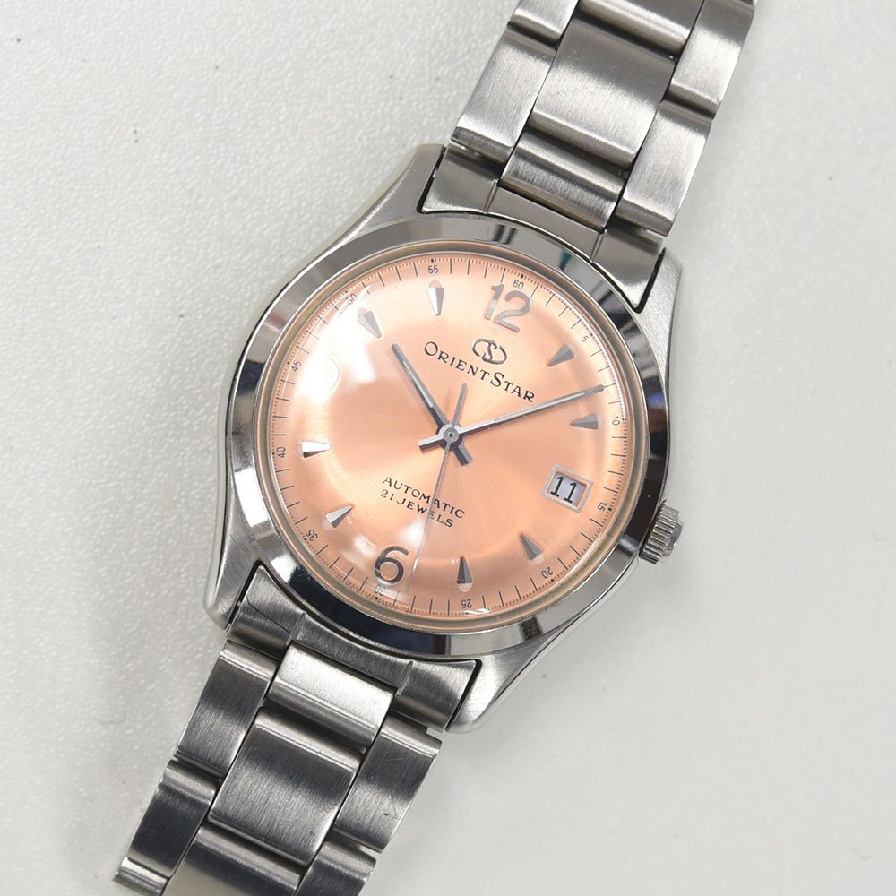 1円～ オリエントスター 時計 597302-70 自動巻き AT デイト ボーイズ