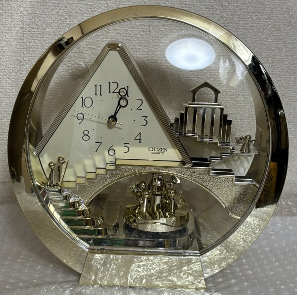 未使用品】未使用☆CITIZEN シチズン 電子音目覚まし時計 シルエット