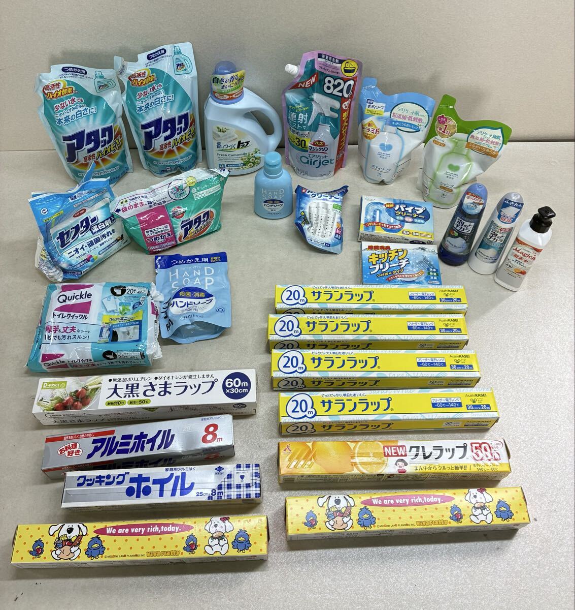 新品】 7131 【未使用】日用洗剤 まとめて エアコン洗浄スプレー お
