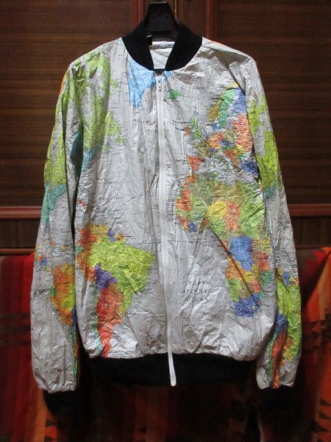 WEARIN' THE WORLD製 90's カートコバーン着 世界地図 MAP ペーパー