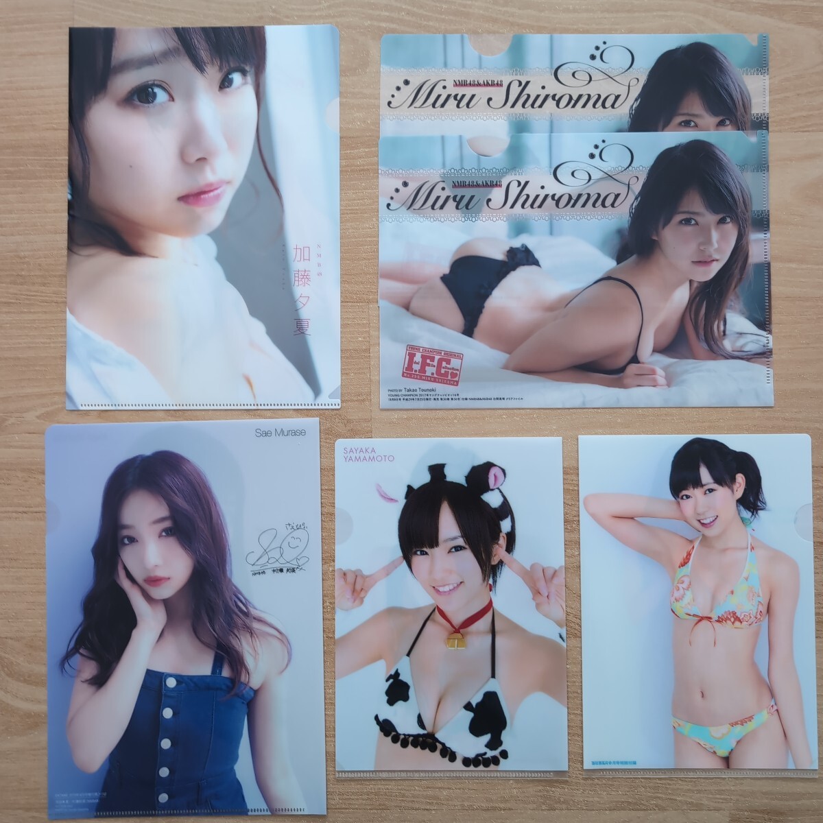 未使用】龍本弥生 直筆サイン入り チェキ NMB48 漫画アクション18号