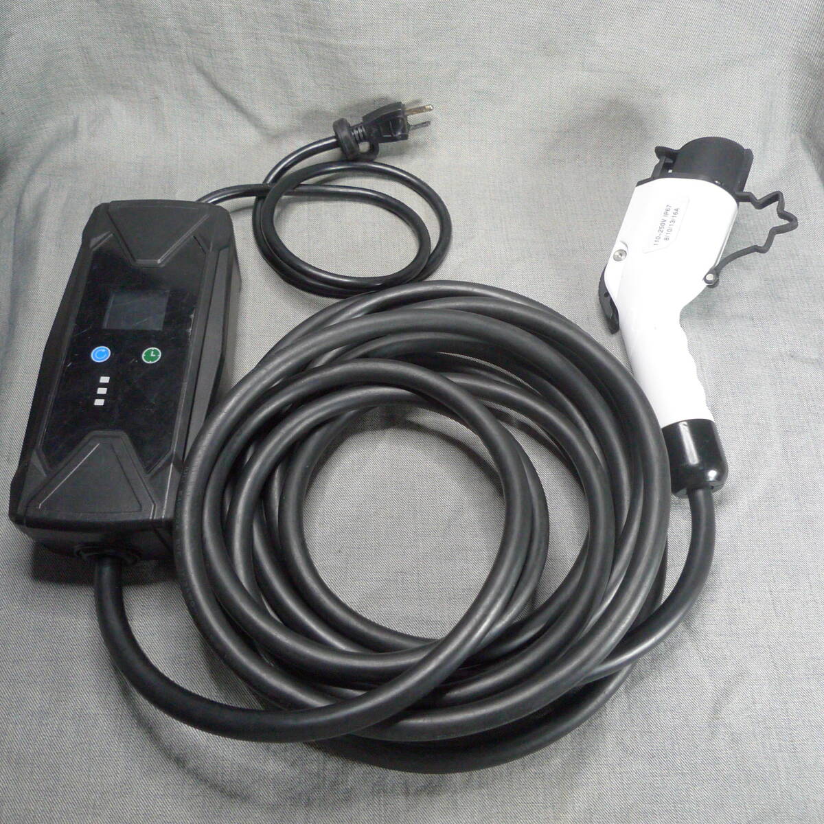 Qkcabo 1.6KW 電気自動車 充電ケーブル EV充電器 【公式通販】