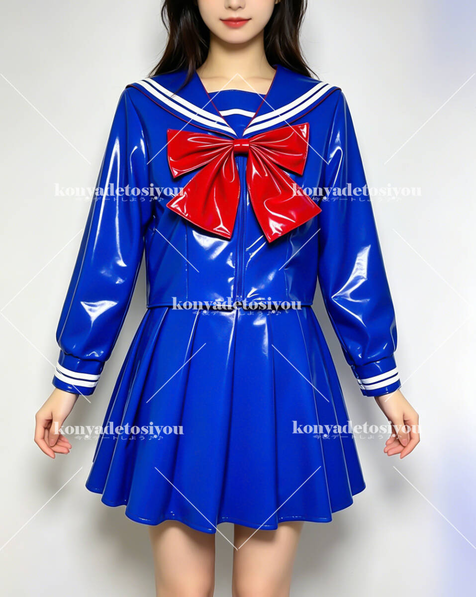 新品】エナメルセーラー服 【Mサイズ】の落札情報詳細 - Yahoo