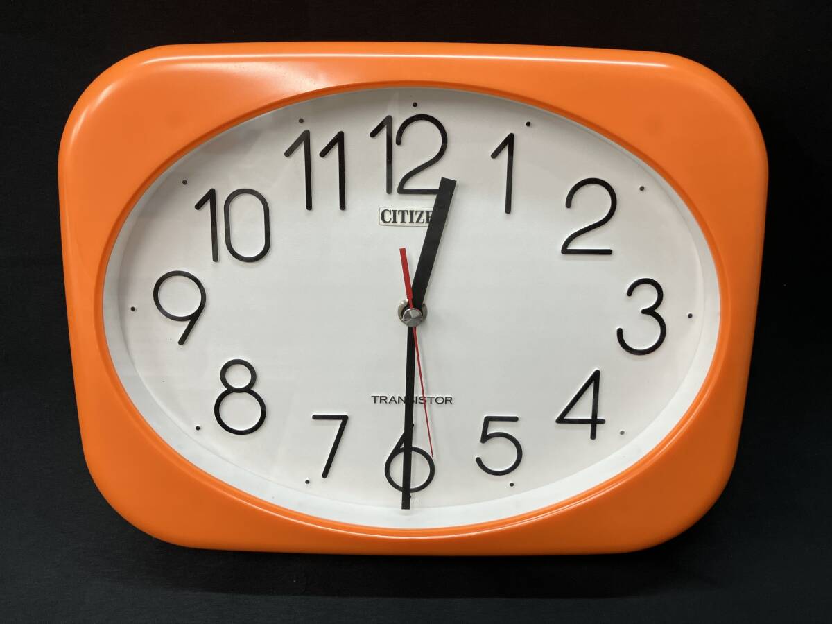干支文字 置き時計 十二支 和時計 CITIZEN シチズン TRANSISTOR CLOCK