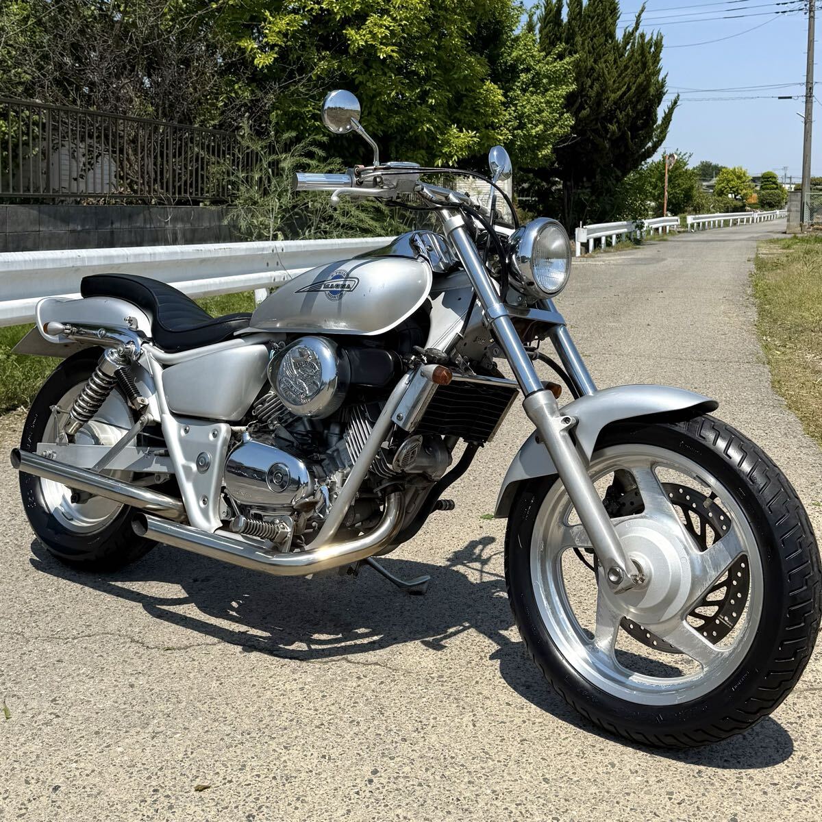 中古】カワサキ エリミネーター250Vカスタム車マフラー ハンドル実動車