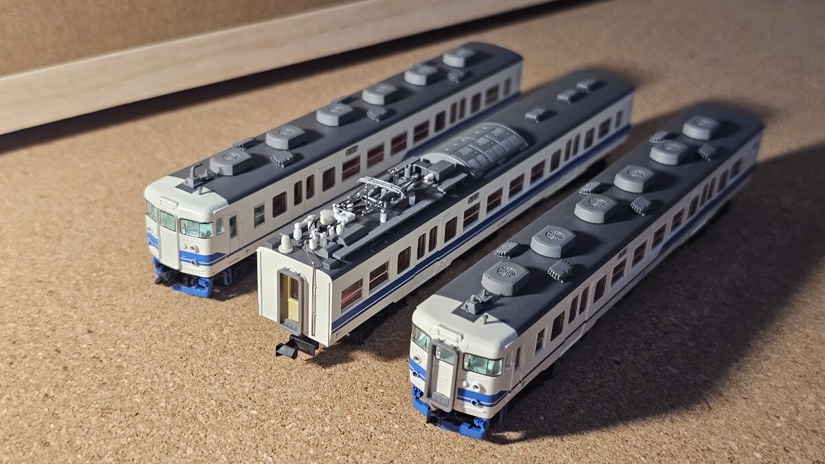 中古】マイクロエース クハ455-701+413系 新北陸色 3両セットの落札