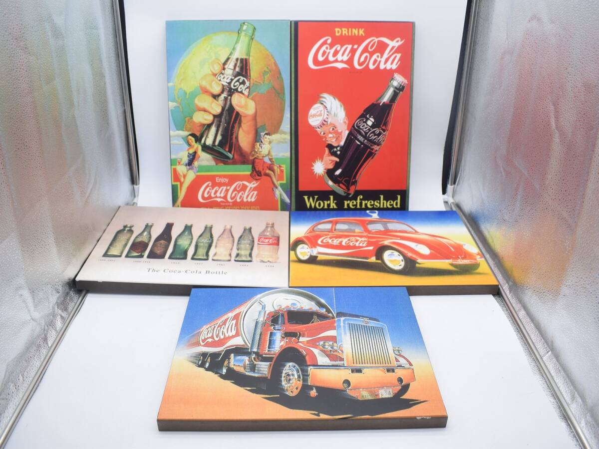 Coca-Cola コカ・コーラ 木製アートパネル Coca-Cola コカ・コーラ