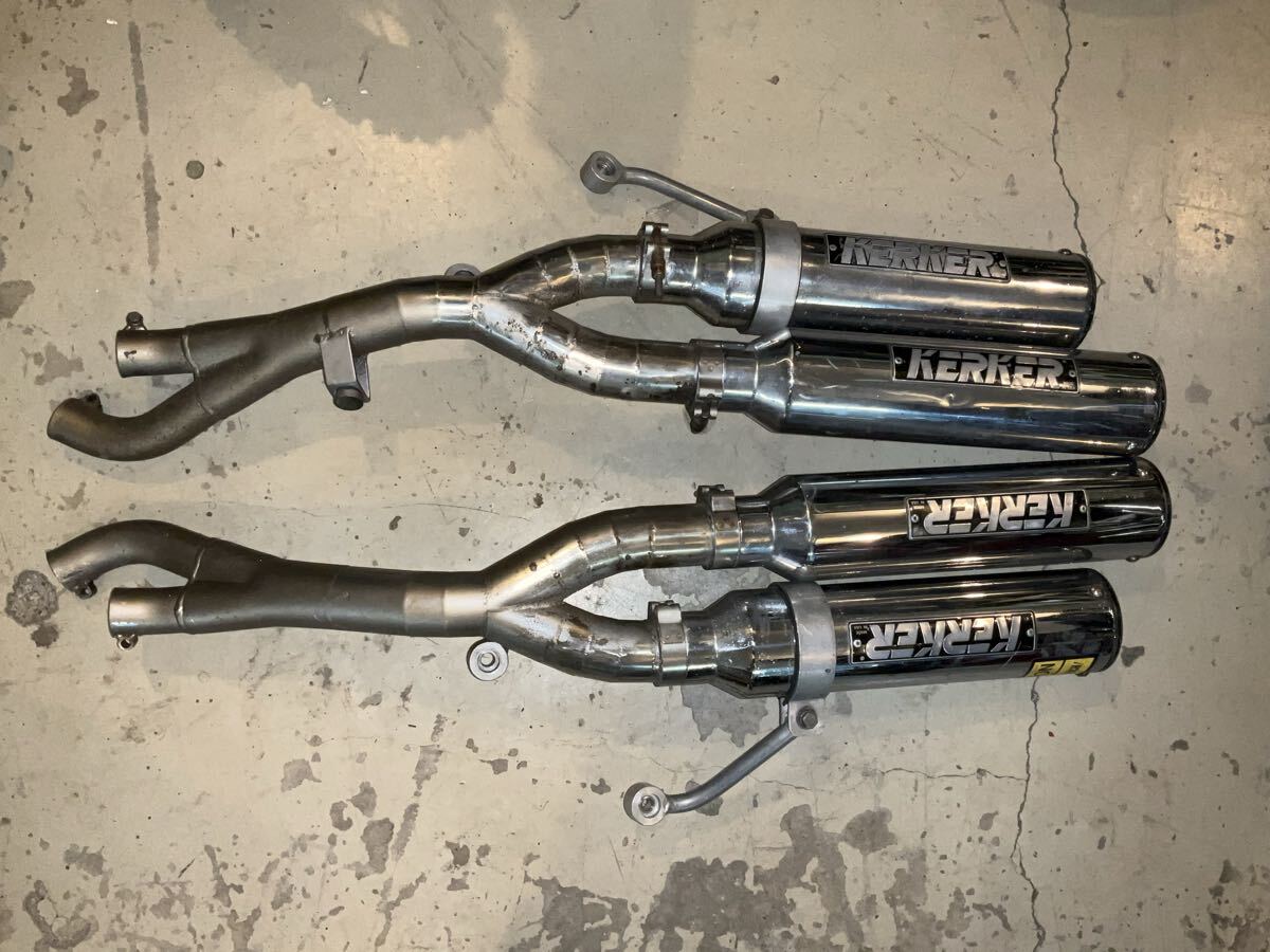 v-max1200 平成8年 2WE KERKERマフラー他パーツ付き 人気のブラック