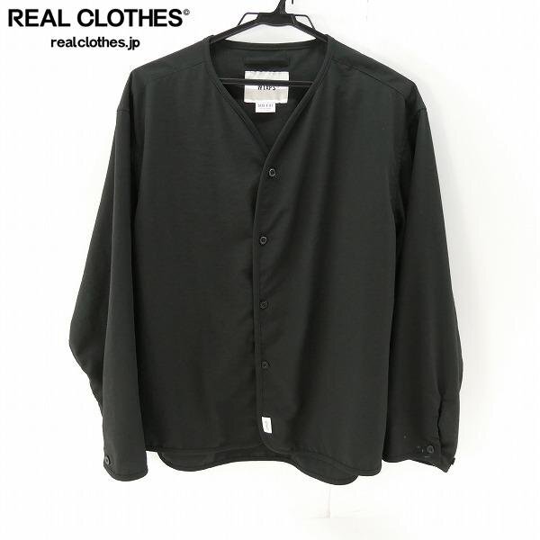 名作 □ wtaps 19SS scout ls 191TQDT-SHM01 スカウト ノーカラー