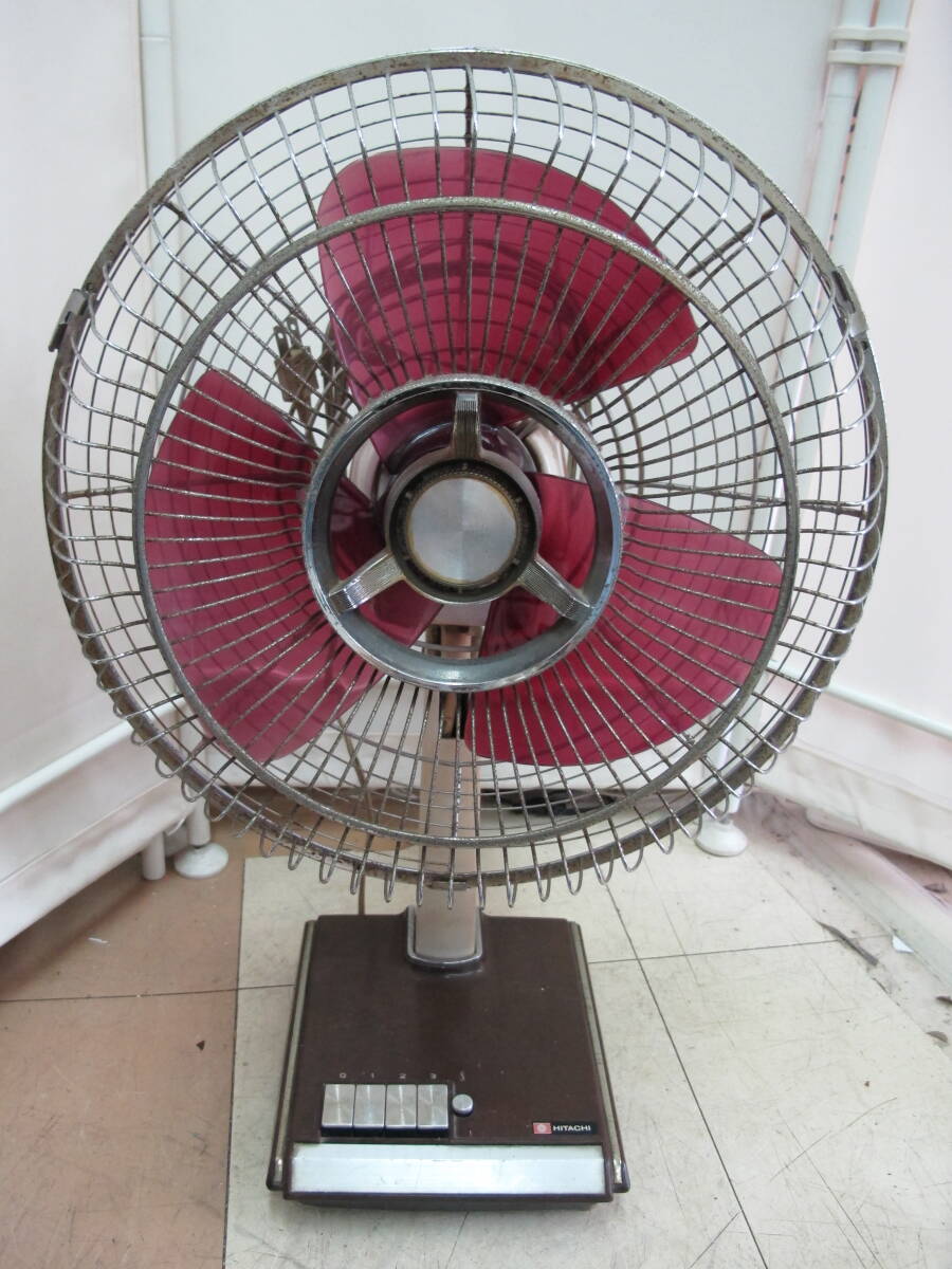 傷や汚れあり】HITACHI 日立/レトロ扇風機 卓上扇風機/A.C. DESK FAN