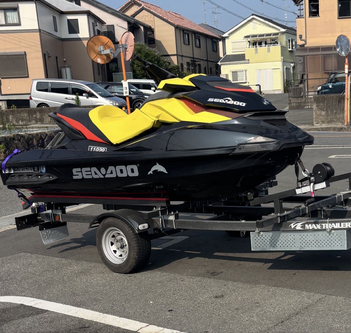 ヤマハ MJ-700FX マリンジェット 水上バイク シングル 中古 （引き取り 