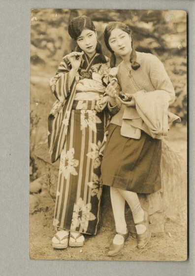 34 戦前 及川道子 直筆 サイン入 写真 ブロマイド / 美人 映画 女優 の