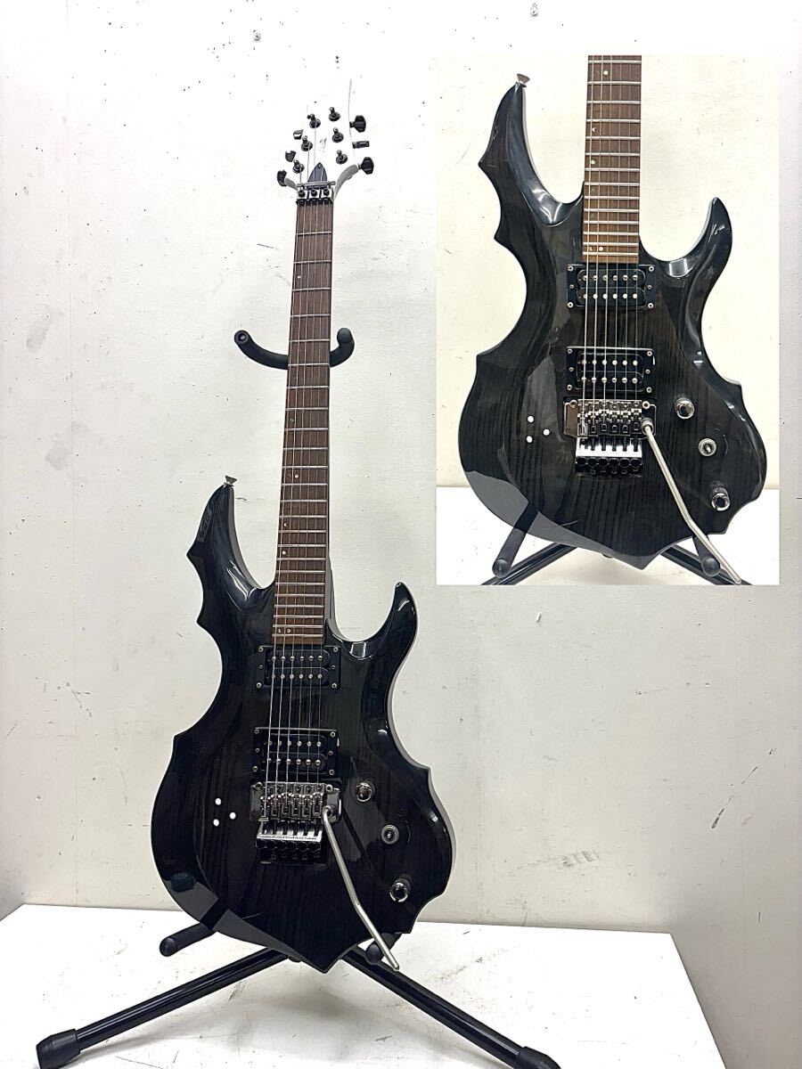 □□ ESP Ltd Forest F-155DX Dark See Thru 5弦ベース パープル