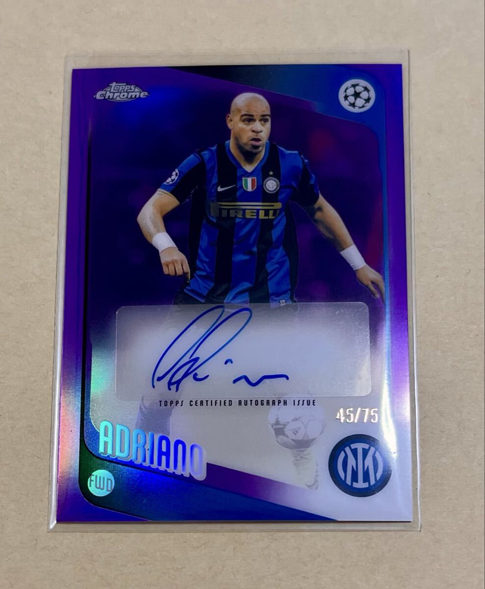Panini Calcio 2005 【Adriano アドリアーノ】 50枚限定 直筆サイン