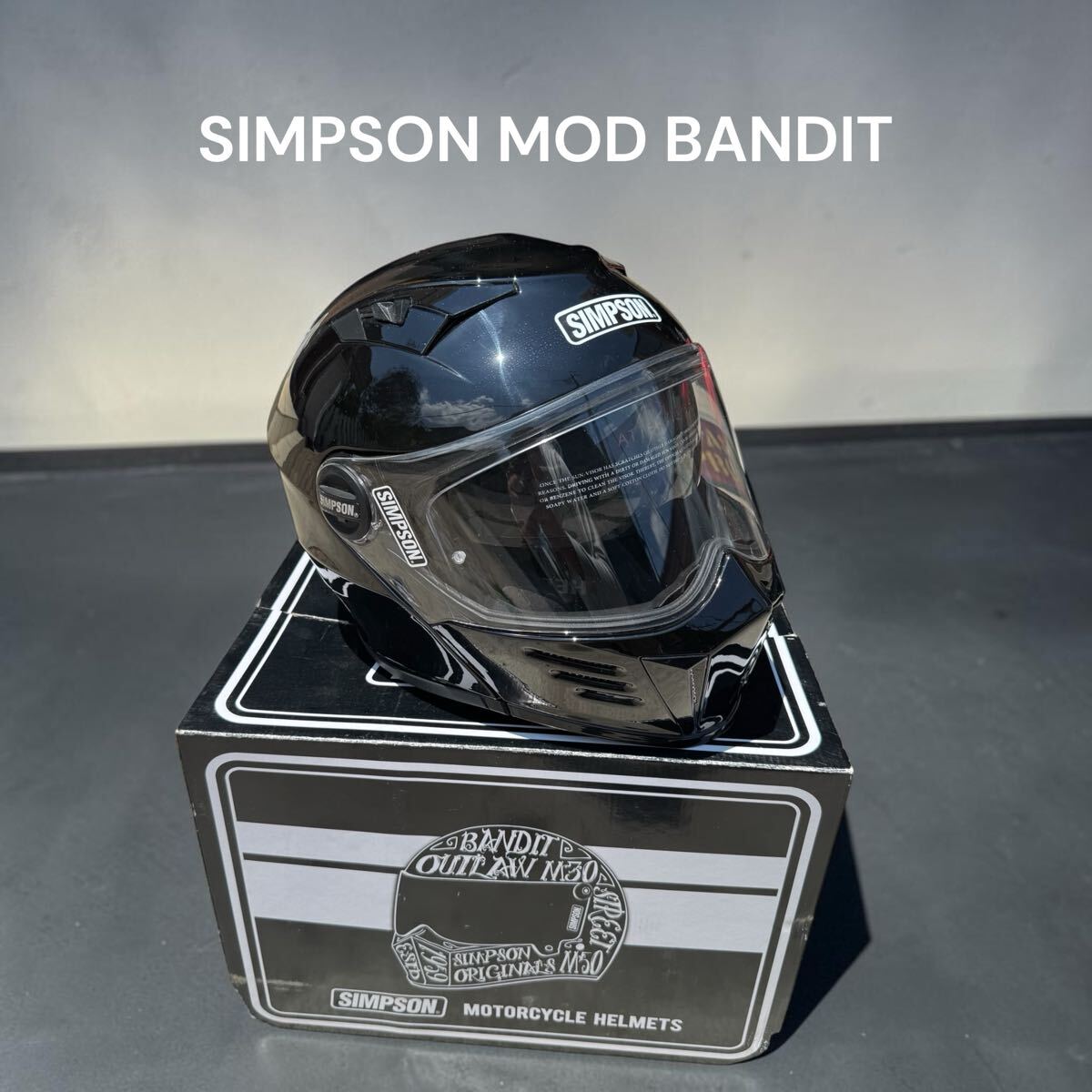 新品】1円～☆未使用 SIMPSONシンプソン バイクヘルメット フル 