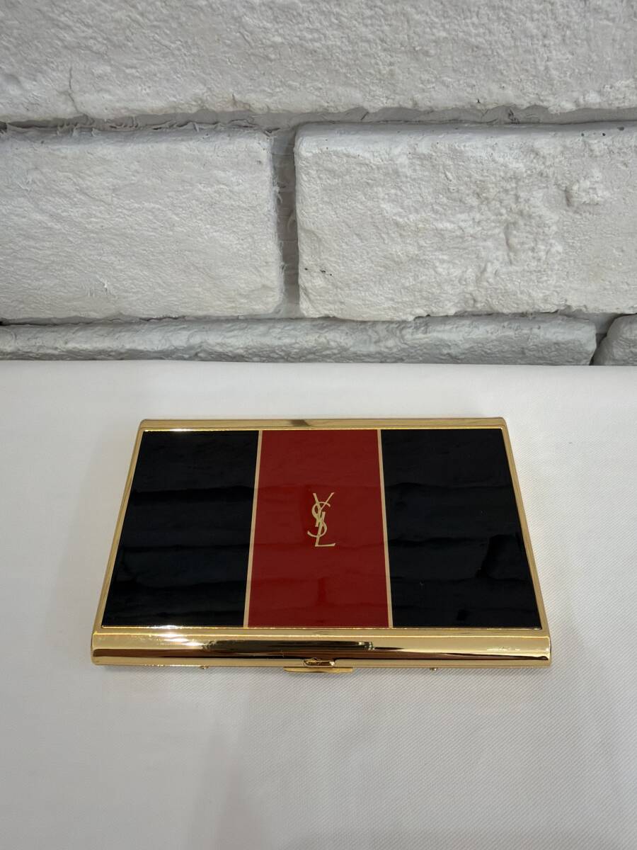 新品】YSL/イブサンローラン シガレットケース/タバコケース ブルー/青