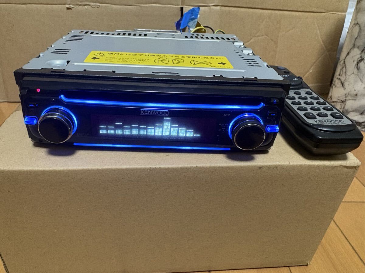 KENWOOD MZ909 1DINサイズMD/CD スペアナ 訳有中古 の落札情報詳細