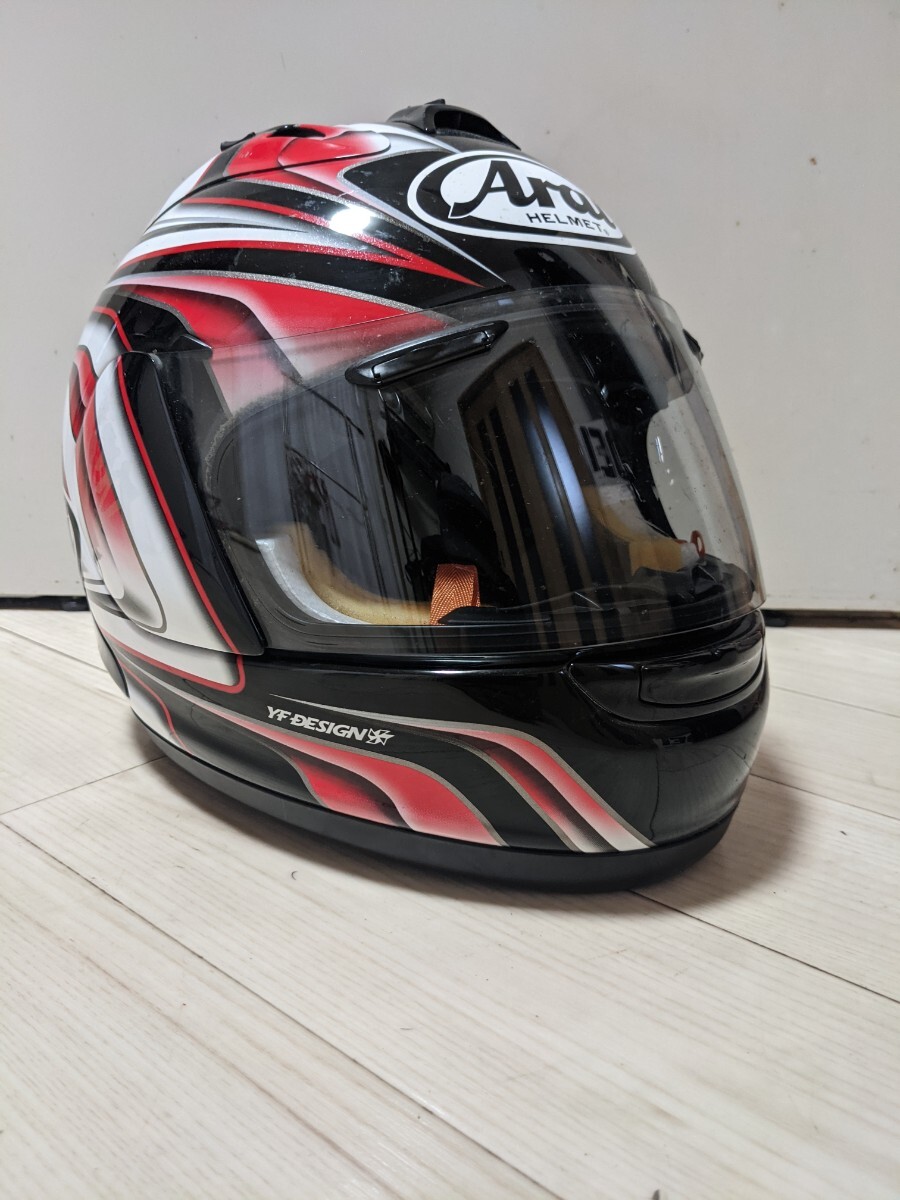 美品！ARAI RX-7 RR5 AOYAMA GP SIZE:M 中古 ( アライ RX7 RR5 RRⅤ