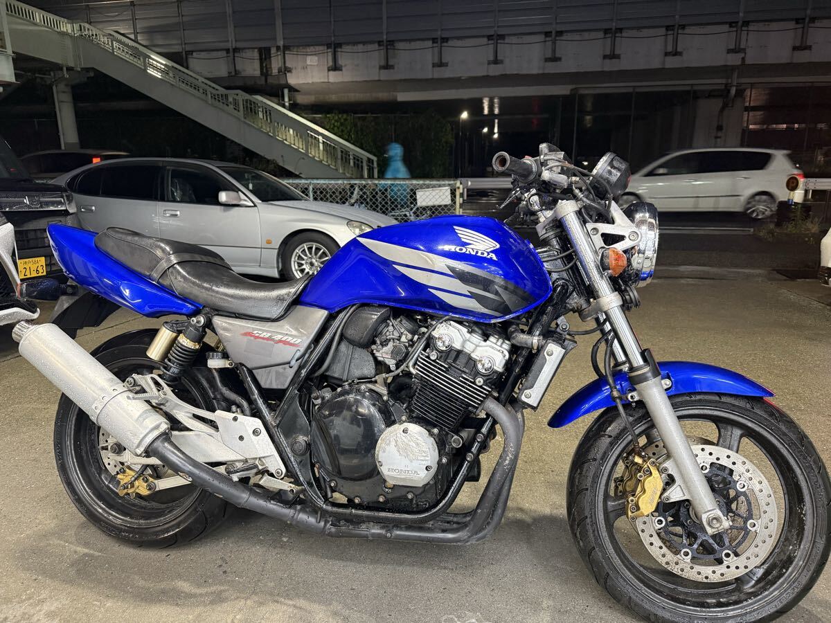 アオシマ ホンダ CB400N HAWKⅢ ホーク 1／12 HONDA プラモ 暴走族 族