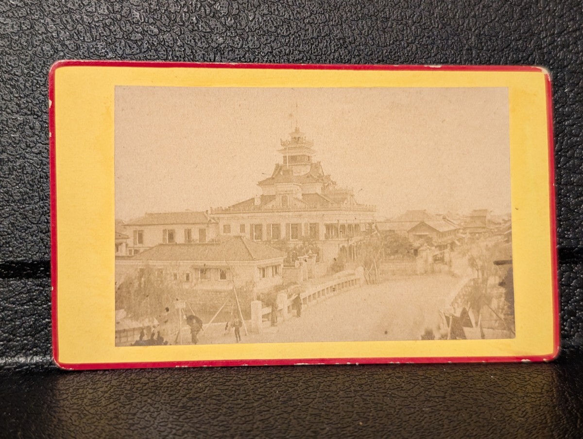 歌川国輝◇明治6年 木版浮世絵 「東京名所海運橋五階造真図」 3枚続