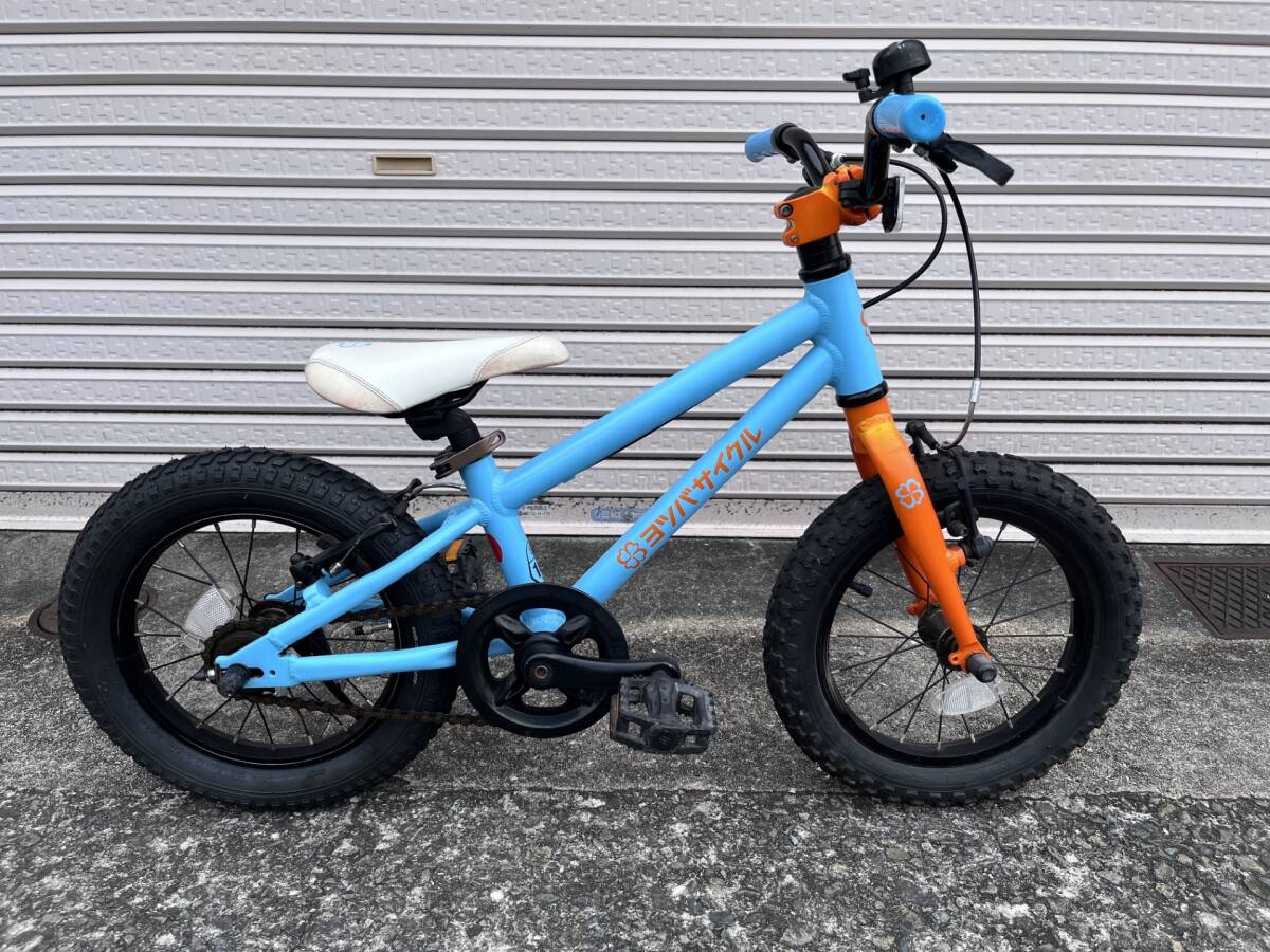 新古車】ヨツバサイクル 14インチ 子供自転車 補助輪有り ＜引取要望