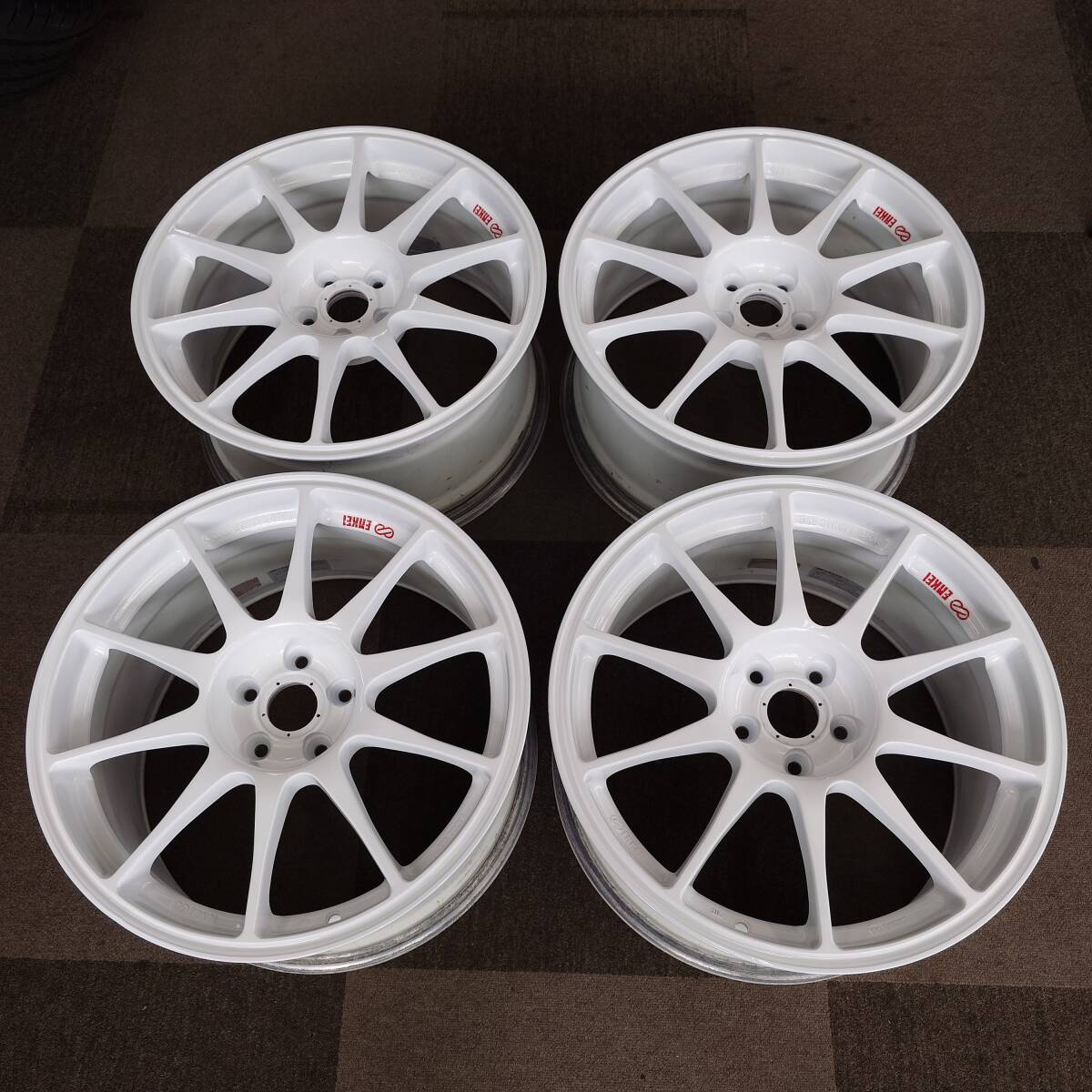 中古】エンケイ ENKEI IRS RC-T PCD100 6.5J +45 4本 サーキット 