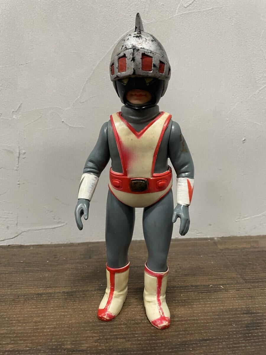 激レア 当時物 ノーマン星人の指人形 ソフビ 大里玩具 TBS シルバー