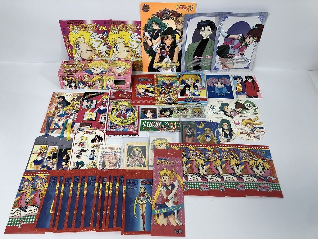 未使用 （詳細）】「セーラームーンS」駄菓子屋 ポーズシール くじ引き
