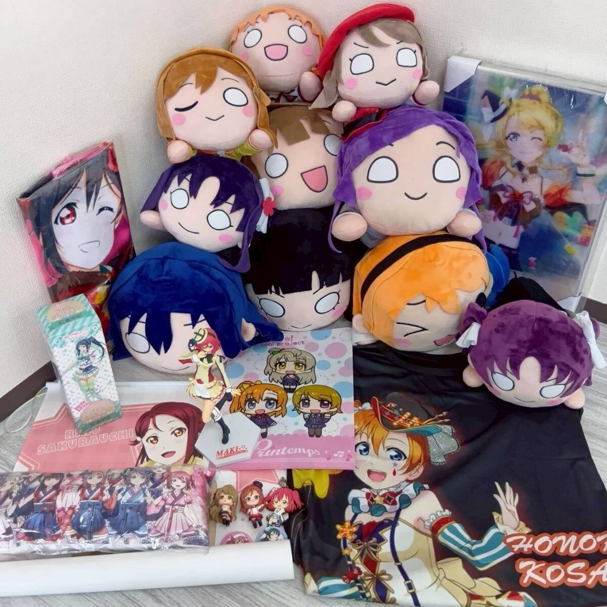 中古】ラブライブ ジャンボ 寝そべり ぬいぐるみ 高坂穂乃果の落札情報
