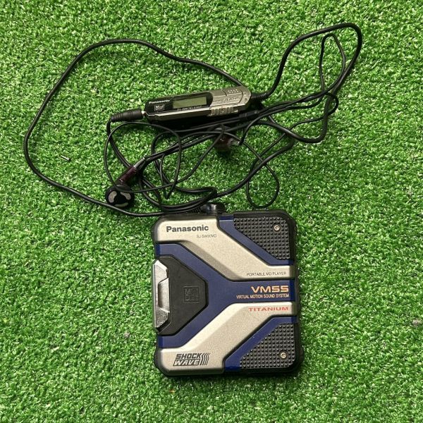 ☆Panasonic SJ-SW9MD ポータブルMDプレーヤー シルバー SHOCK WAVE