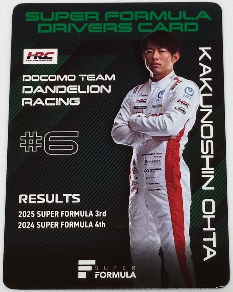Enjoy Honda スーパーフォーミュラ 佐藤琢磨 山本尚貴 武藤英紀 直筆