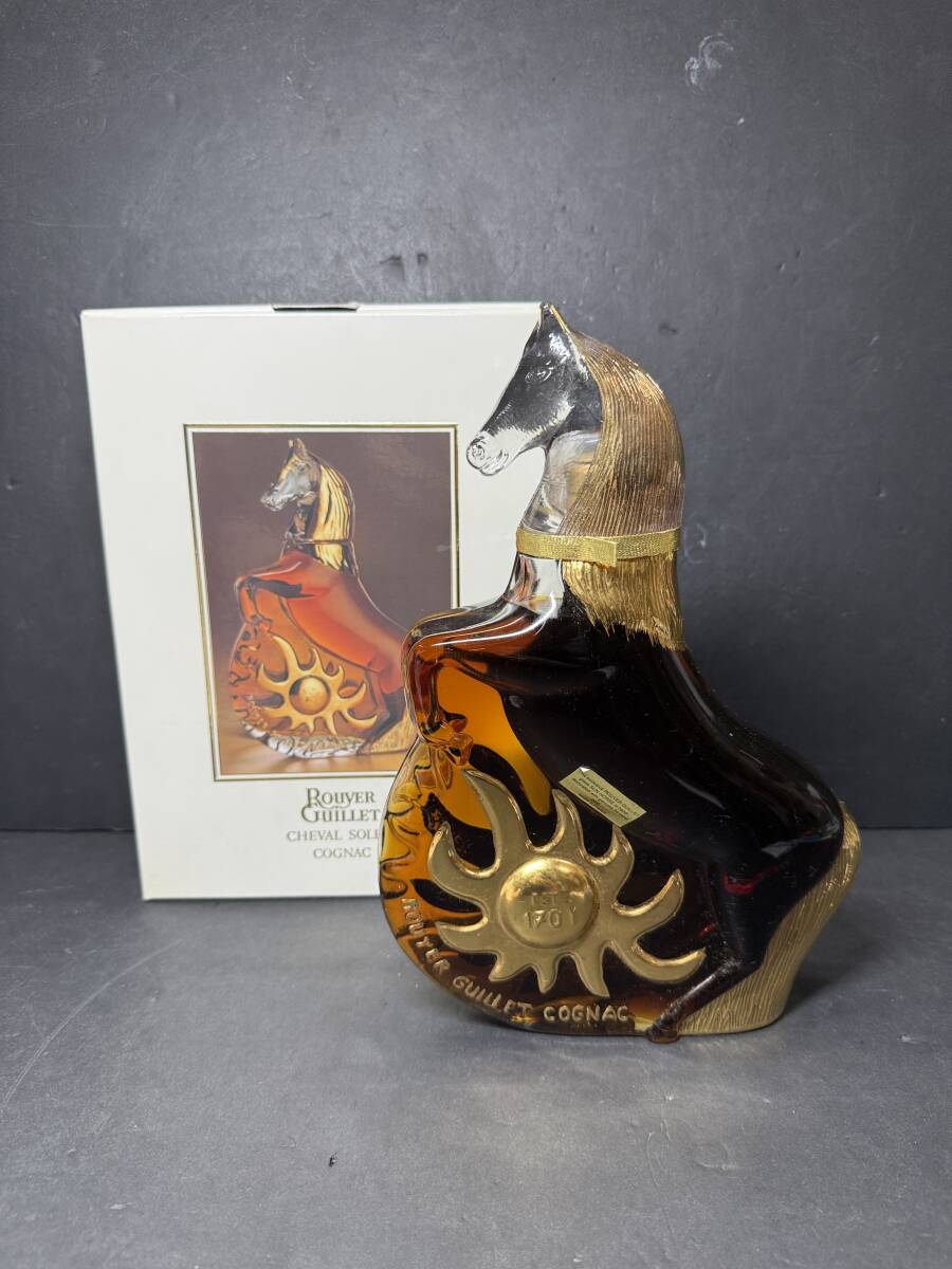 中古】古酒 COGNAC CHEVAL SOLEIL コニャック ルイエギレ サンホース