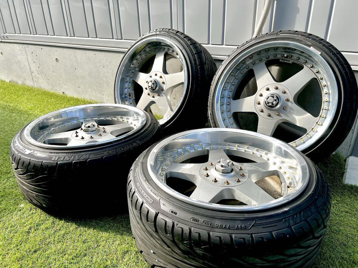 中古】17インチ ホイール 9j +30 114.3 5穴 メッキ M2販売? S14 S15