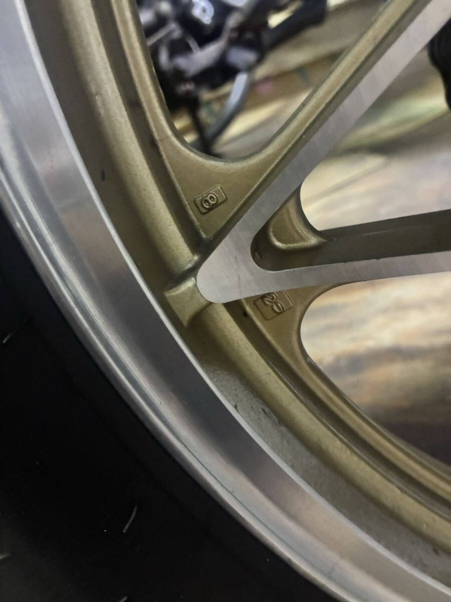 中古】KH SS 250 400 セブンスター キャストホイール タイヤ オマケ付
