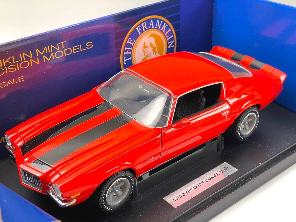 希少 1/18 FRANKLIN MINT 1970 CHEVROLET CAMARO Z/28 ミニカー