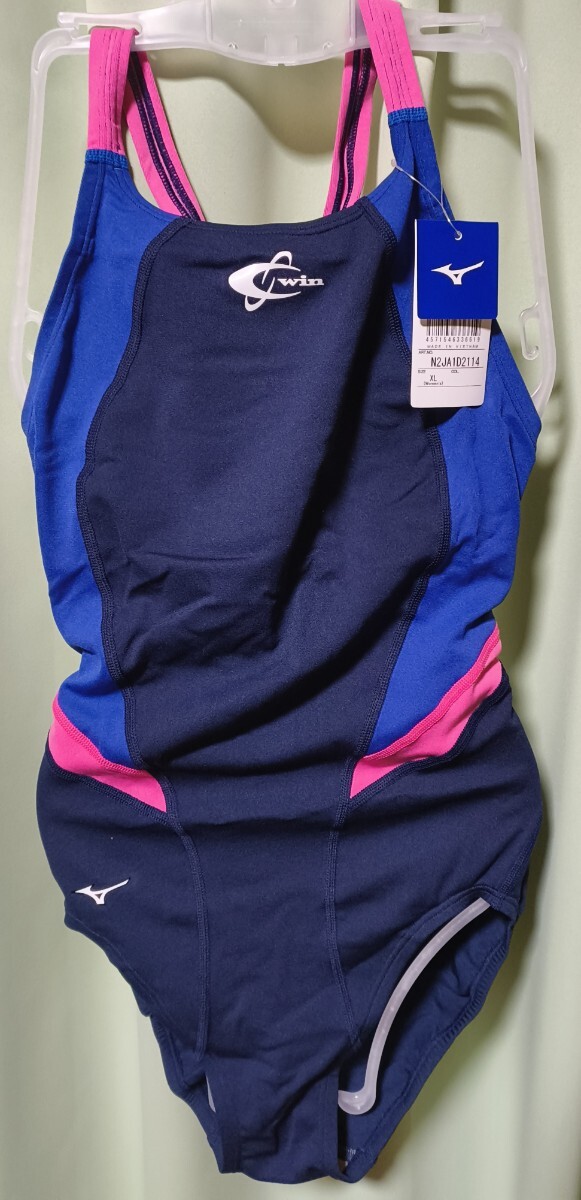 u□送料210円～□美品 子供用スウィンスイミングスクール指定 競泳用O