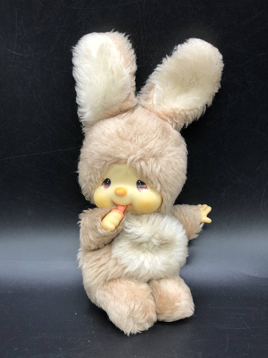 ぬいぐるみ】レア セキグチ レインボー モンチッチ うさぎのチムたん
