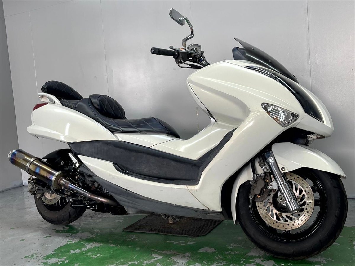 中古】マジェスティ250☆SG20J・4D9☆通勤通学リアボックス付