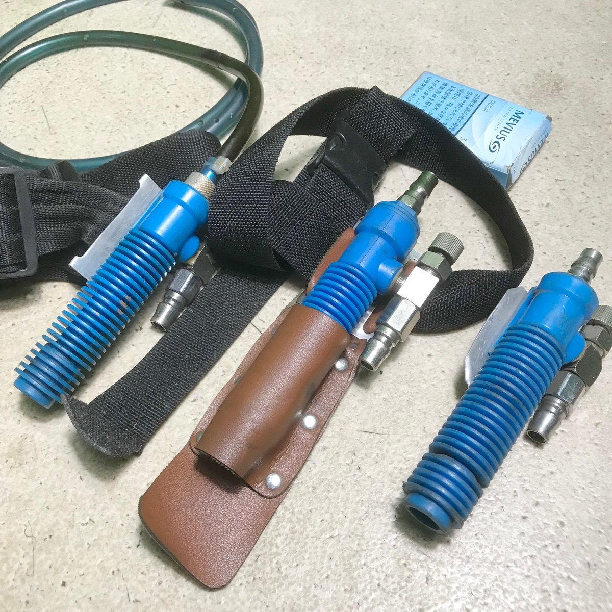 中古】エアー工具 個人用冷却器 クーレット 自作ホース付き 熱中症対策