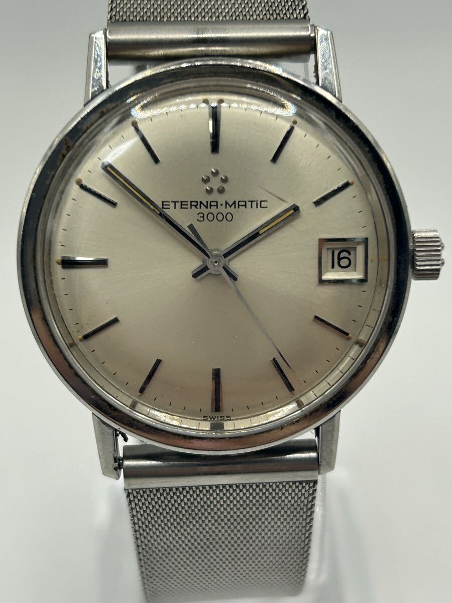 ☆稼働品♪ ETERNA-MATIC 3003 エテルナ マチック 自動巻き 腕時計 2針